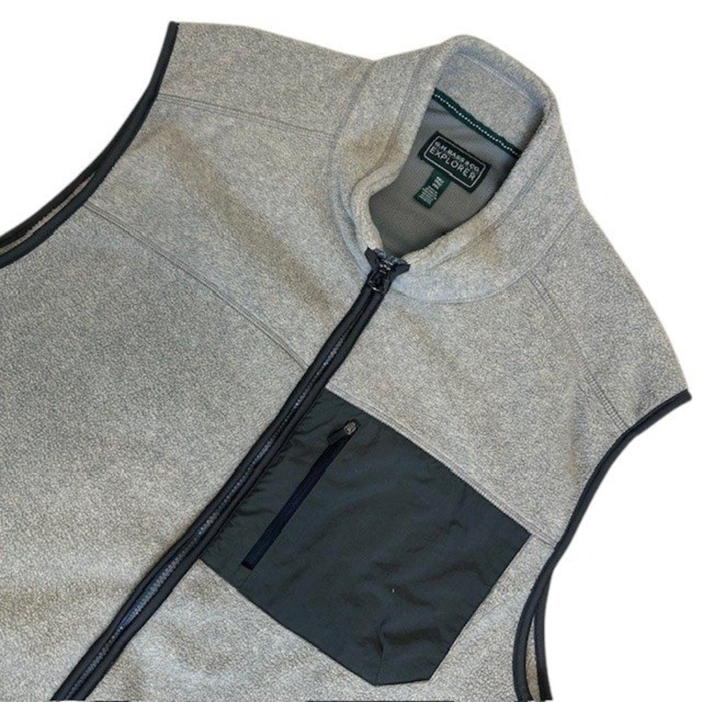 Men's G.H. Bass & Co. Explorer‎ Fleece Vest Full Zip Pockets Sleeveless XXL